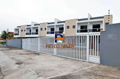 Novo! lindo sobrado com 02 suítes em condomínio próximo ao mar!