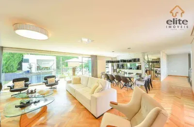 Casa com 5 dormitórios à venda, 571 m² por r$ 6.500.000,00 - alphaville graciosa - pinhais/pr