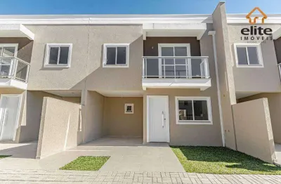 Sobrado com 3 dormitórios à venda, 87 m² santa felicidade - curitiba/pr