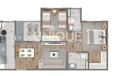 Apartamento com 2 quartos à venda na Avenida Reynaldo de Porcari, 797, Medeiros, Jundiaí
