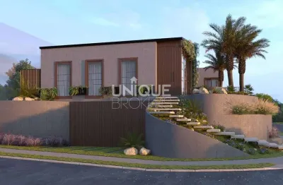 Casa térrea de altíssimo padrão com 5 suítes no condomínio fazenda serra azul ii em itupeva - sp