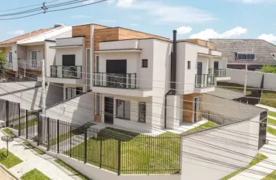 Belsssímos sobrados no bairro atuba em curitiba - 104m² de área construida com 3 quartos sendo 1  suite.