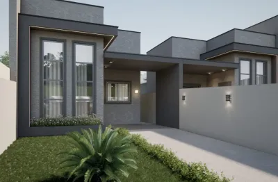 Casa com 3 dormitórios à venda, 66 m² por R$ 479.900,00 - Monza - Colombo/PR