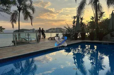 Apartamento com 2 dormitórios no litoral beira-mar à venda, 98 m² por r$ 850.000 - martim de sá - caraguatatuba/sp