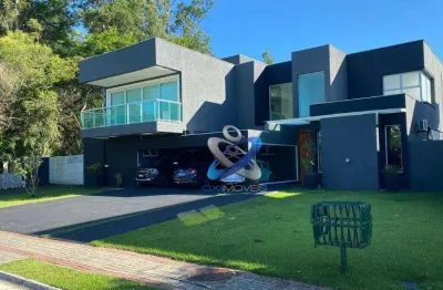 Oportunidade única no serimbura -sobrado com 5 dormitórios à venda, 680 m² por r$ 8.510.000 - condomínio chácara serimbura - são josé dos campos/sp