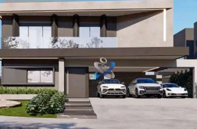Imponente sobrado com 4 dormitórios à venda, 530 m² por r$ 5.300.000 - condomínio reserva do paratehy - são josé dos campos/sp