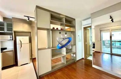 Apartamento studio com 1 dormitório à venda, 40 m² por r$ 750.000 - jardim aquarius - são josé dos campos/sp