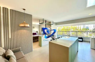 Apartamento studio com 1 dormitório à venda, 51 m² por r$ 820.000 - jardim aquarius - são josé dos campos/sp