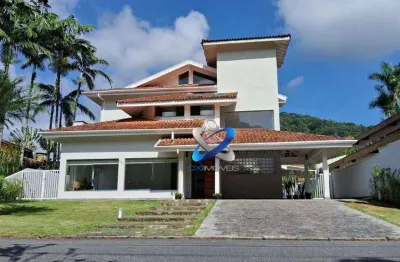 Casa com 4 dormitórios à venda, 350 m² por r$ 6.500.000,00 - tabatinga - caraguatatuba/sp
