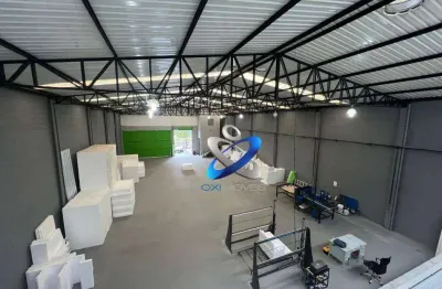 Galpão para alugar, 600 m² por r$ 10.100,00/mês - residencial esperança - caçapava/sp