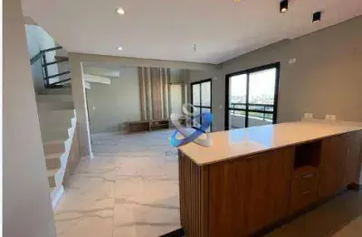 Loft com 1 dormitório, 94 m² - venda por r$ 1.050.000,00 ou aluguel por r$ 6.590,00/mês - parque residencial aquarius - são josé dos campos/sp