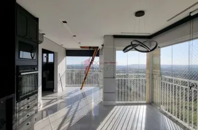 Fina cobertura com vista panorâmica à venda no condomínio bosque dos juritis - bairro medeiros - jundiaí/sp