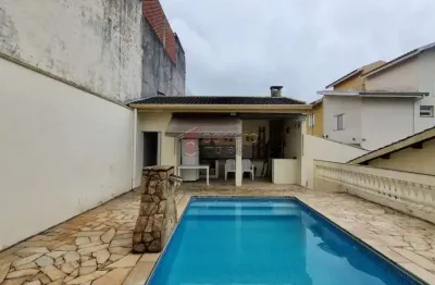 Bela casa de uso misto com piscina à venda no bairro parque da represa em jundiaí/sp
