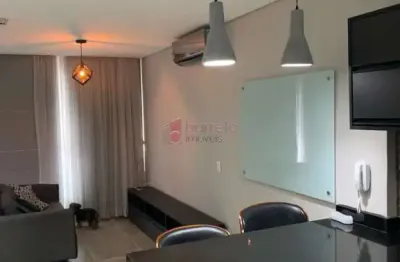Flat mobiliado para locação no condomínio línea - jundiaí/sp