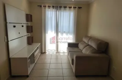 Apartamento mobiliado para locação no condomínio paulicoop - jundiaí/sp