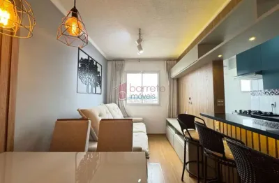 Apartamento semi mobiliado para locação ou venda no condomínio morada dos pássaros - andorinhas em jundiaí/sp