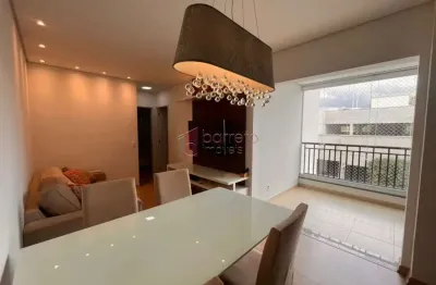 Apartamento mobiliado para locação no condomínio forest hills - jundiaí/sp