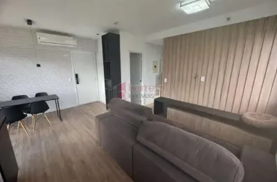 Apartamento estilo flat mobiliado para locação no edifício línea - jundiaí/sp