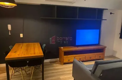 Flat mobiliado para locação no condomínio línea home style - jundiaí/sp