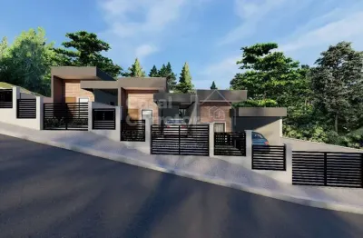 Casa térrea de dois dormitórios moderna, segura e bem localizada