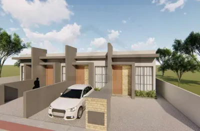 Casa baixa de 68,45m² três dormitórios sendo uma suíte