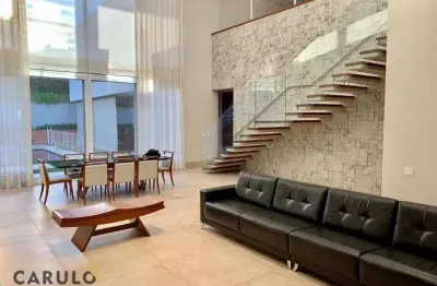 Casa à venda, 536 m² por r$ 5.700.000,00 - loteamento alphaville campinas - campinas/sp