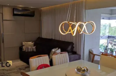 Apartamento com 3 dormitórios para alugar, 94 m² por r$ 8.220/mês - parque rural fazenda santa cândida - campinas/sp