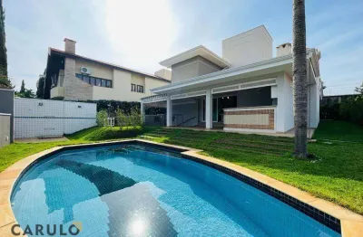 Casa com 4 dormitórios à venda, 276 m² por r$ 2.570.000,00 - loteamento alphaville campinas - campinas/sp