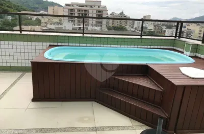 Cobertura à venda com 3 quartos, sendo 1 suíte,  no condomínio edf. 837, rio de janeiro - rj