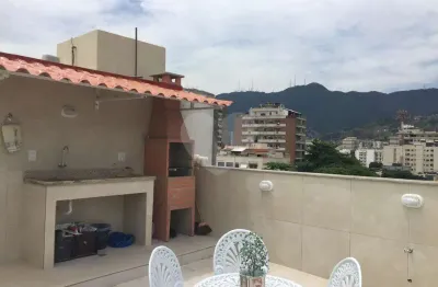 Cobertura à venda com 3 quartos, sendo 2 suítes,  no condomínio emília sampaio, rio de janeiro - rj