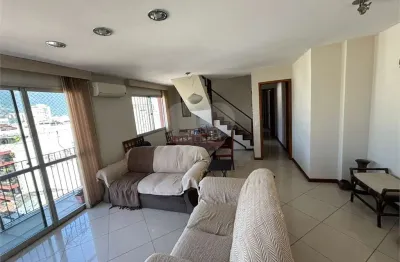 Cobertura à venda com 4 quartos, sendo 1 suíte,  no condomínio justino 201, rio de janeiro - rj