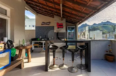 Cobertura à venda com 3 quartos, sendo 1 suíte,  no condomínio edifício escol, rio de janeiro - rj