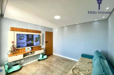 Apartamento 2 dormitórios à venda, 47 m² - condomínio salamanca- jardim são carlos - sorocaba/sp