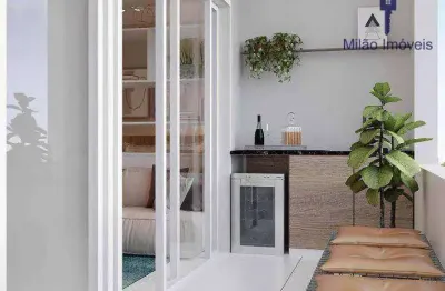 Apartamento com 2 dormitórios à venda, 67 m² - biarritz - parque campolim - sorocaba/sp