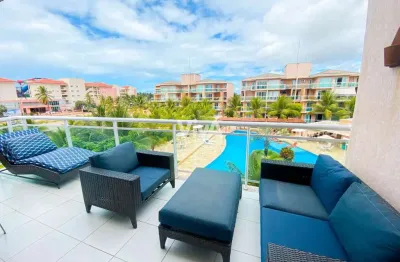 Apartamento duplex 3 quartos no  porto das dunas - porteira fechada