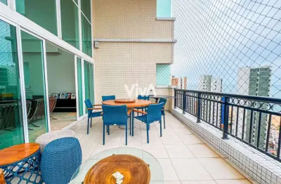 Apartamento com 4 suítes no meireles - porteira semi- fechada