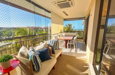Apartamento vista mar  com 4 quartos no porto das dunas - porteira fechada