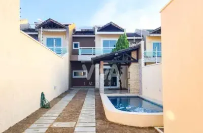 Casa  duplex com 3 suítes em rua privativa - eusébio
