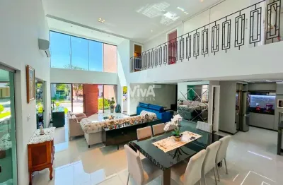 Casa duplex em condomínio com  3 suítes no alphaville fortaleza - porteira fechada