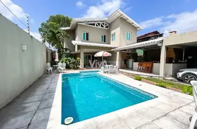 Casa em condomínio com 4 suítes no edson queiroz - porteira fechada