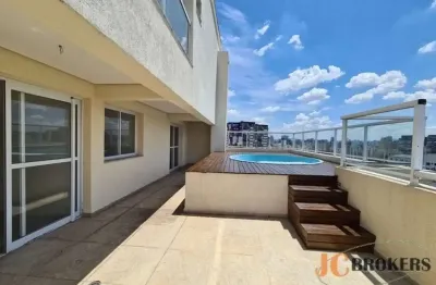 Cobertura com 234m² de área útil,  4 dormitórios, 3 vagas
