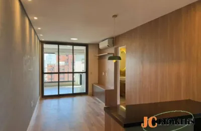 Apartamento com 76 m², 2 dormitórios, sendo 2 suítes, sala para 2 ambientes, 2 vagas