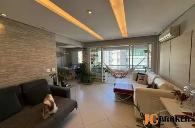 Apartamento com 104m², 2 dormitórios, sendo 1 suíte (fácil reversão para 3 dormitórios), 2 vagas