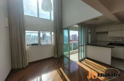 Apartamento duplex com 59 m², 2 dormitórios, sala para 2 ambientes, varanda, 2 vagas