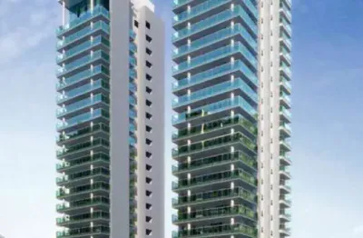 Apartamento com 288 m² de área útil, 5 vagas de garagem, amplo living, 4 dormitórios sendo 4 suítes