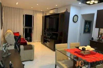 Apartamento com 80m² de área útil, 2 dormitórios sendo 1 suíte,  2 vagas