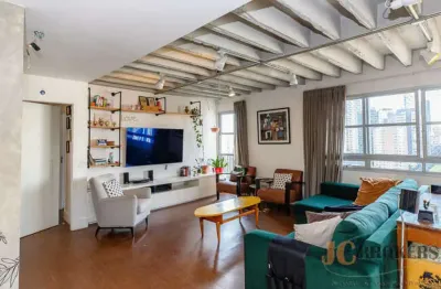 Apartamento com 134m² de área útil, 3 dormitórios sendo 2 suítes, 2 vagas