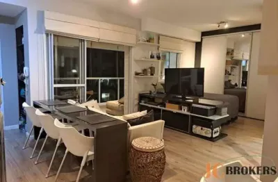 Excelente apartamento mobiliado com 51 m², 1 dormitório, 1 vaga