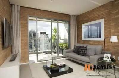 Apartamento com 72 m², mobiliado, 1 suíte, sala para 2 ambientes, 2 vagas