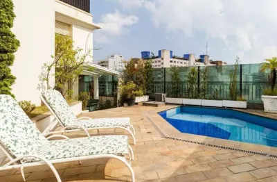 Cobertura com 5 quartos à venda na rua doutor brasílio machado, 444, higienópolis, são paulo, 550 m2 por r$ 6.992.000